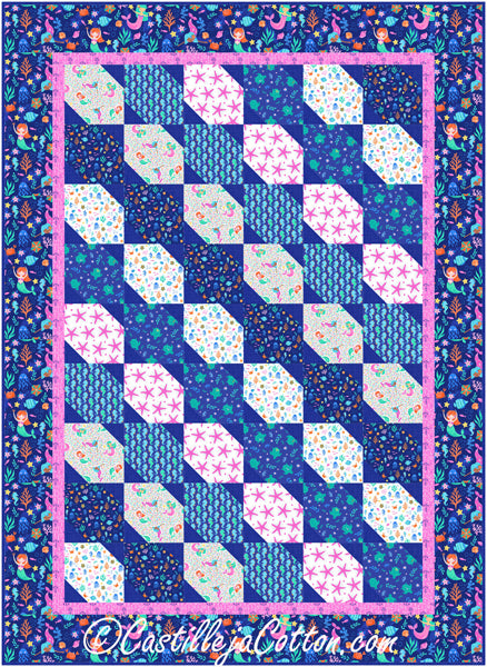 Emerging Stars Sea Life Quilt Pattern by Castilleja Cotton