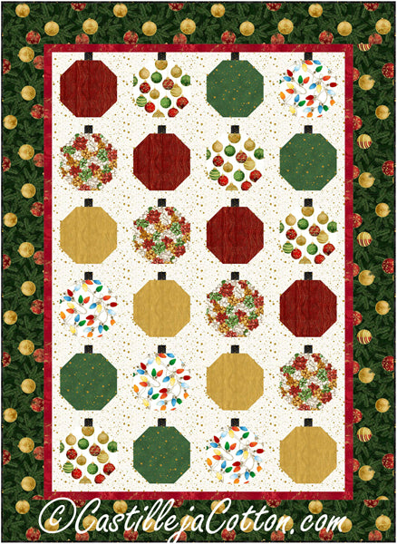 Traditional Ornaments Quilt Pattern by Castilleja Cotton
