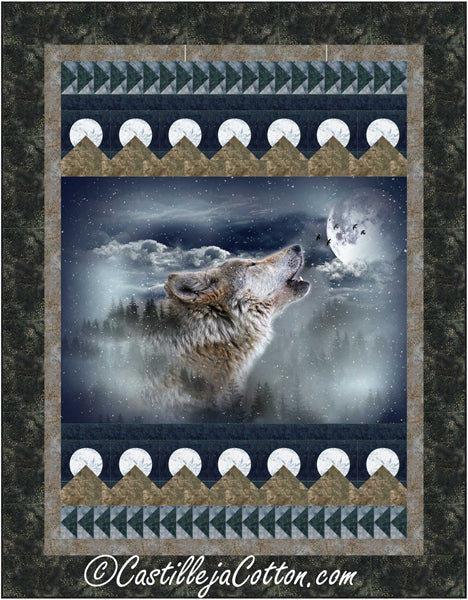 Call of the high quality Wild wolf quilt