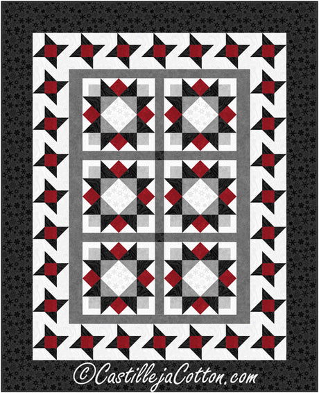Friendship Stars Quilt Pattern by Castilleja Cotton