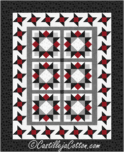 Friendship Stars Quilt Pattern by Castilleja Cotton