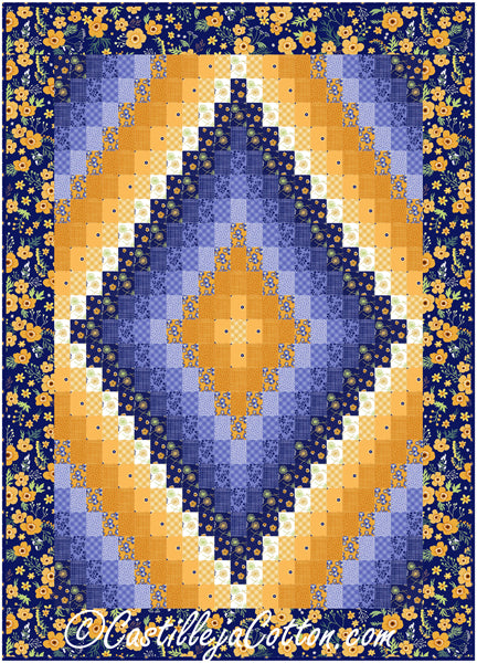 Garden Trip Baby Quilt Pattern by Castilleja Cotton