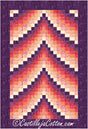 Sunset Mountains Quilt Pattern by Castilleja Cotton
