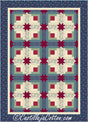 Log Cabin Stars Quilt Pattern by Castilleja Cotton