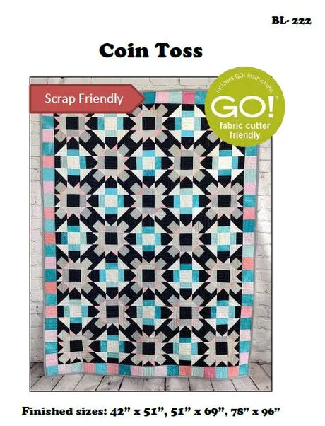 Coin Toss Downloadable Pattern by Beaquilter