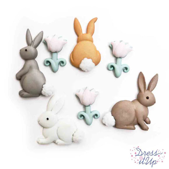 Cottontails Buttons by Dress It Up