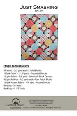 Back of the Just Smashing Downloadable Pattern by Cotton Street Commons