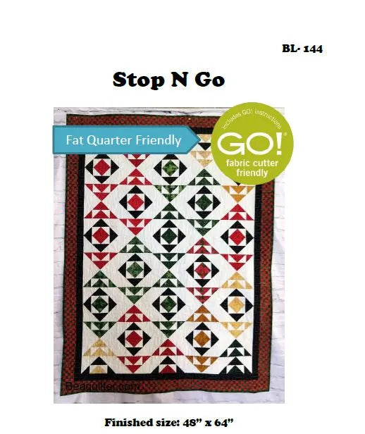 Stop n GO Downloadable Pattern by Beaquilter