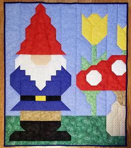 Gnome Quilt Pattern by Counted Quilts