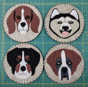 Dog Coasters Downloadable Pattern by Rachels of Greenfield