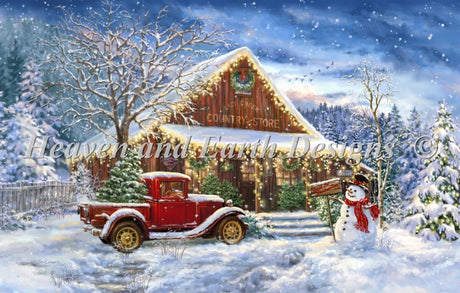 Country Store Christmas Cross Stitch By Dona Gelsinger