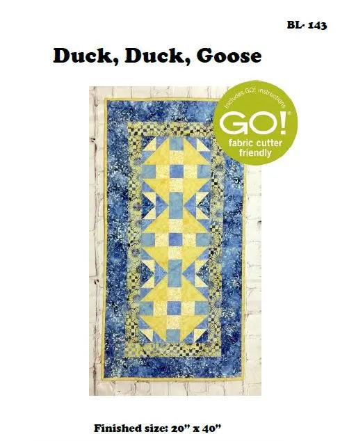 Duck, Duck, Goose Downloadable Pattern by Beaquilter
