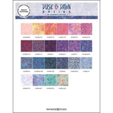 Dusk to Dawn Batiks collection of precuts