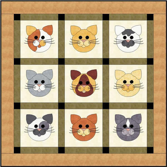 Tom Cats Quilt Pattern