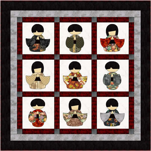 Kokeshi Quilt Pattern