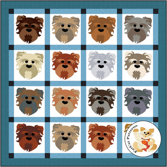 Dog Days, Mixed Breed Downloadable Pattern by FatCat Patterns