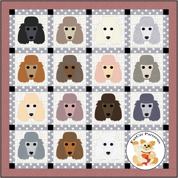 Dog Days, Poodle Quilt Pattern