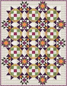 Carnivale No. 5 Quilt Pattern by Frog Hollow Designs