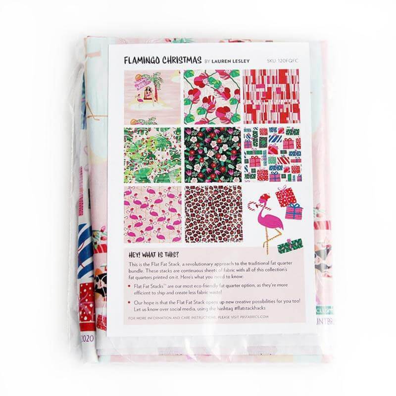 Flamingo Christmas Fat Quarter Bundle (8 Pieces)