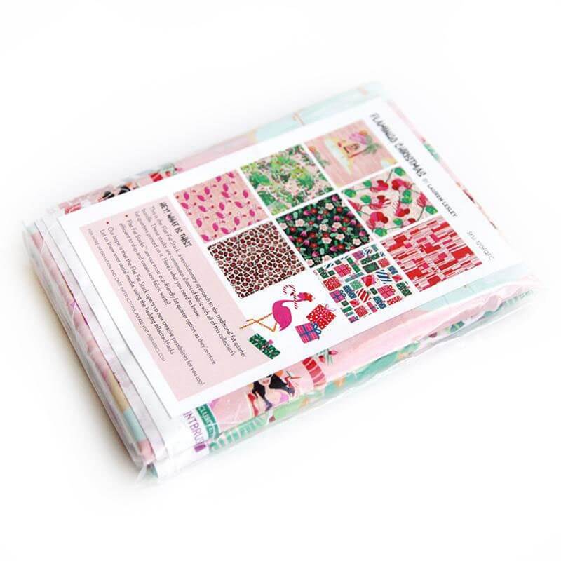 Flamingo Christmas Fat Quarter Bundle (8 Pieces)