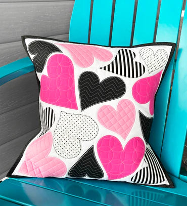 Floating Hearts Pillow Pattern by Ahhh...Quilting