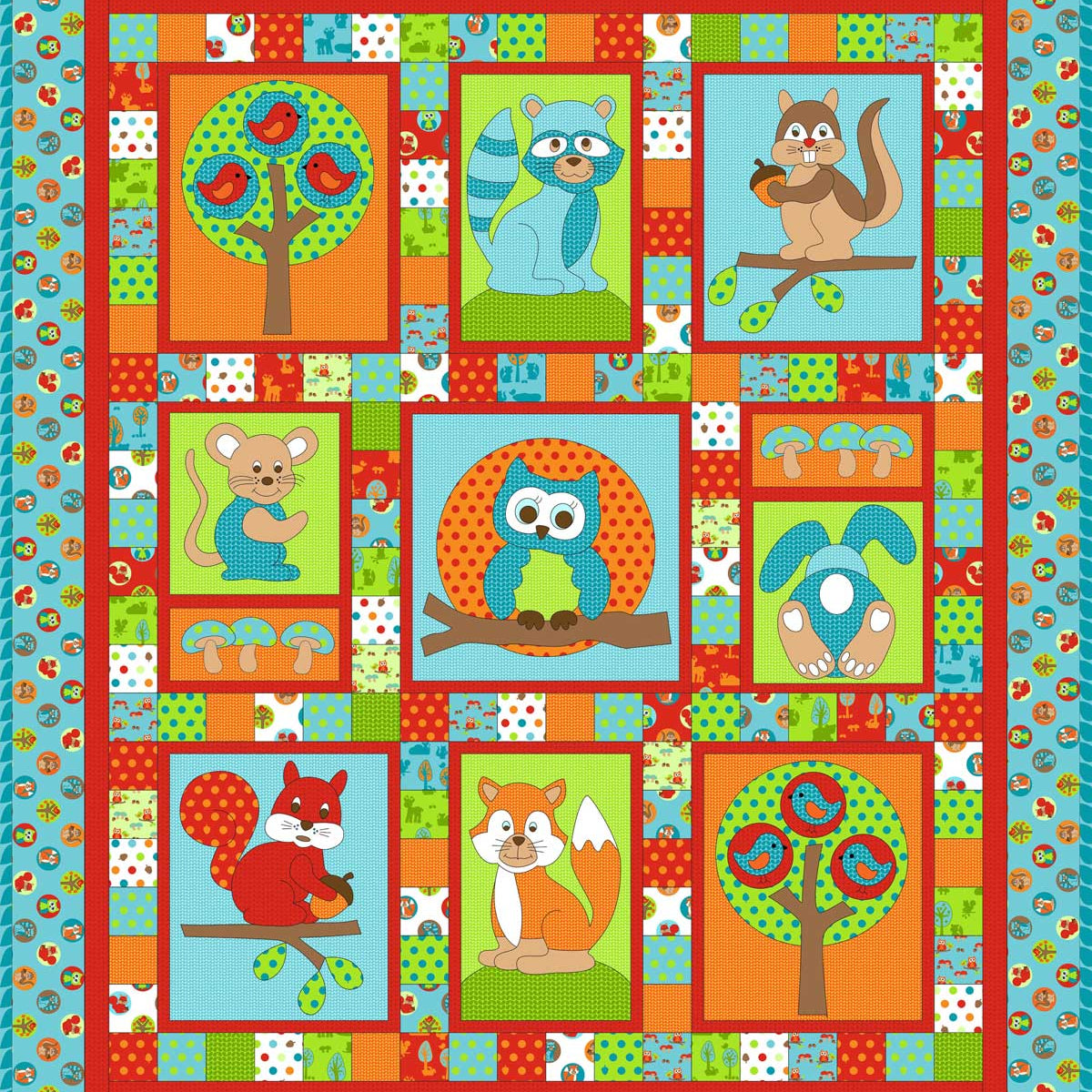 Forest Friends Downloadable Pattern – Quilting Books Patterns and Notions