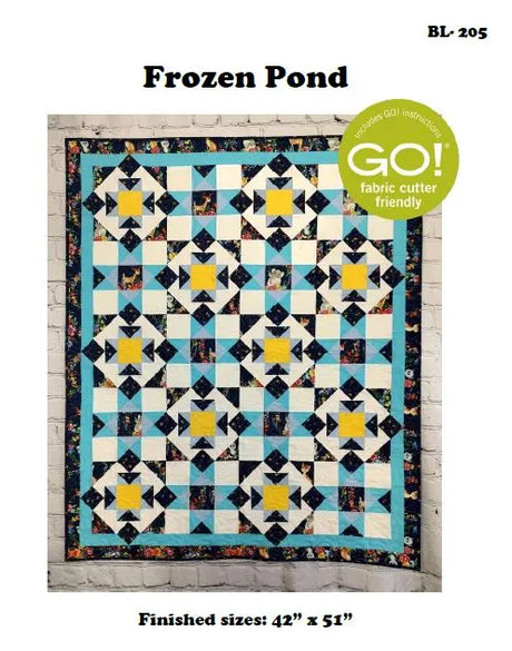 Frozen Pond Downloadable Pattern by Beaquilter