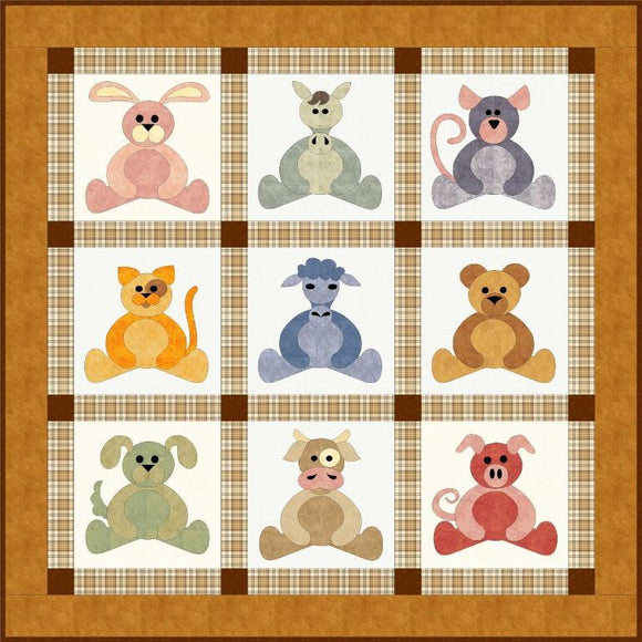 Country Babies Downloadable Pattern by FatCat Patterns