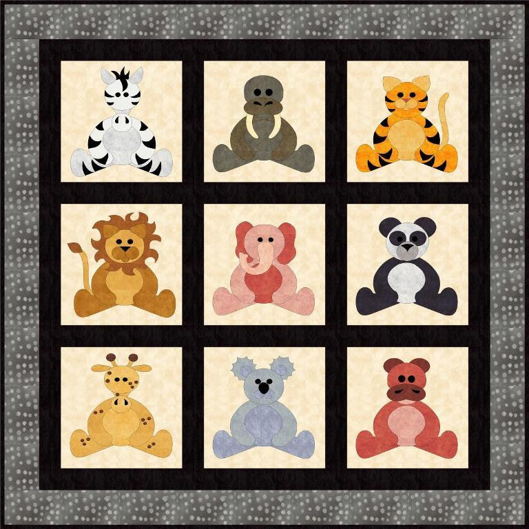 Zoo Animals Baby fashion Quilt