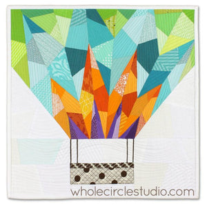 Up and Away Mini Quilt - Whole Circle Studio