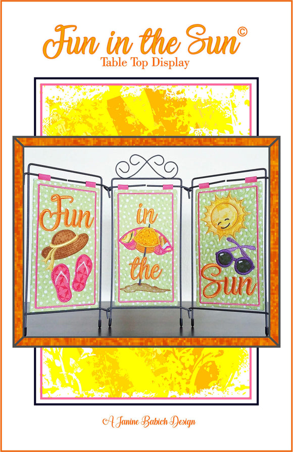Fun in the Sun Table Top Display Downloadable Pattern by Janine Babich