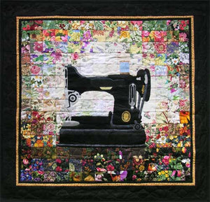“Grandma’s Sewing Machine” Watercolor Quilt Kit