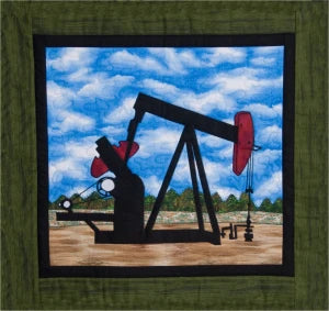 Outback Pump Jack Downloadable Pattern by H. Corinne Hewitt Quilt Patterns