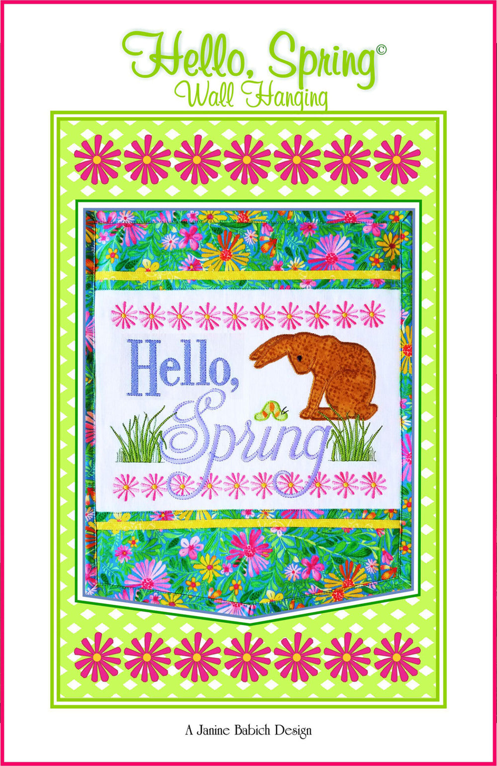 Hello Spring Fabric Collection Hello Spring Table Top Display Downloadable Pattern – Quilting Books ...