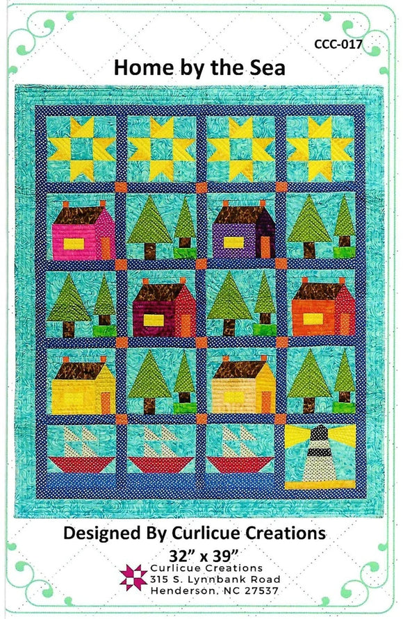Home By The Sea Downloadable Pattern by Curlicue Creations