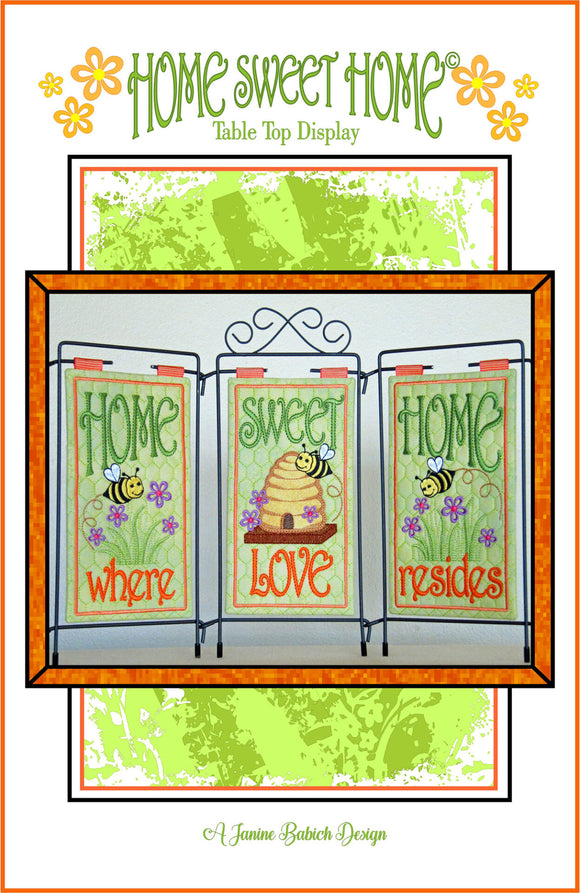 Home Sweet Home Table Top Display Downloadable Pattern by Janine Babich