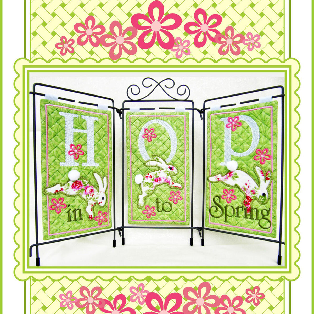 HOP into Spring Table Top Display Downloadable Pattern β Quilting Books ...