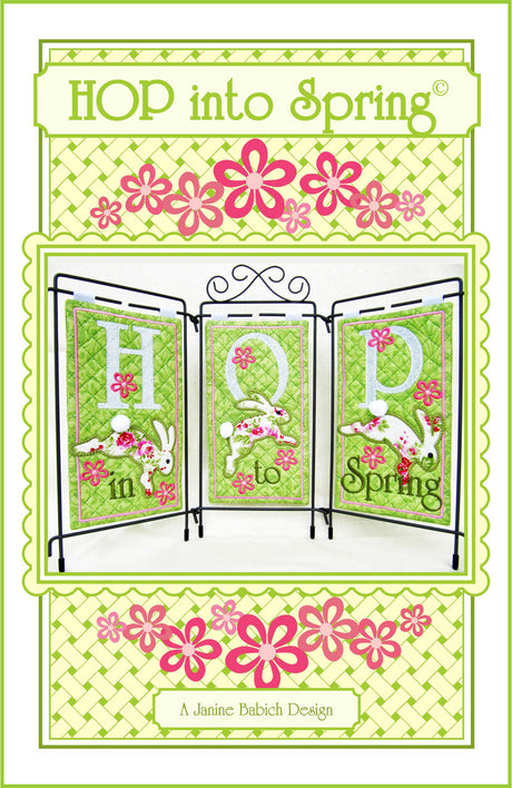 HOP into Spring Table Top Display Downloadable Pattern by Janine Babich