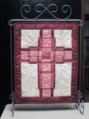 Woven Cross Mini Quilt
