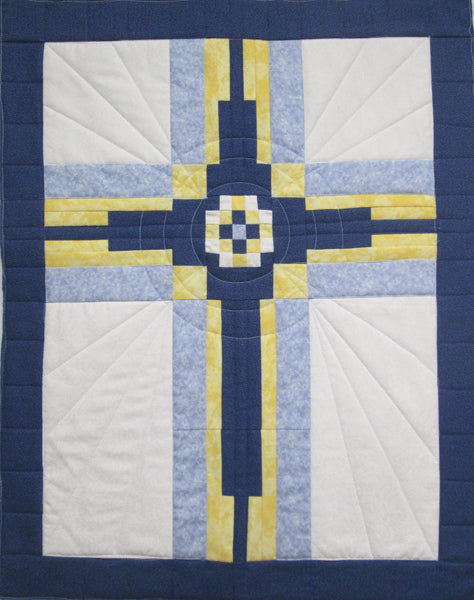 Peace Cross Wall Hanging Pattern by Highview QuiltWorks