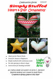 Simply Stuffed Heart & Star Ornaments