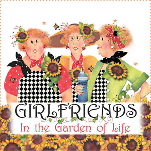 Art Panel - Girlfriends in the Garden