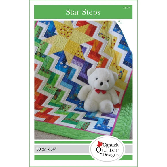 Star Steps Quilt Pattern by Canuck Quilter Designs