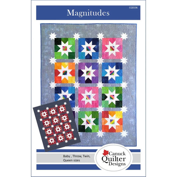 Magnitudes Quilt Pattern by Canuck Quilter Designs