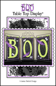BOO Table Top Display Quilt Pattern