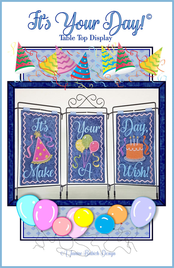 It’s Your Day! Table Top Display Downloadable Pattern by Janine Babich