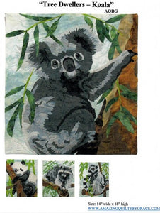 Tree Dweller Koala Downloadable Pattern by Amazing Quilts By Grace
