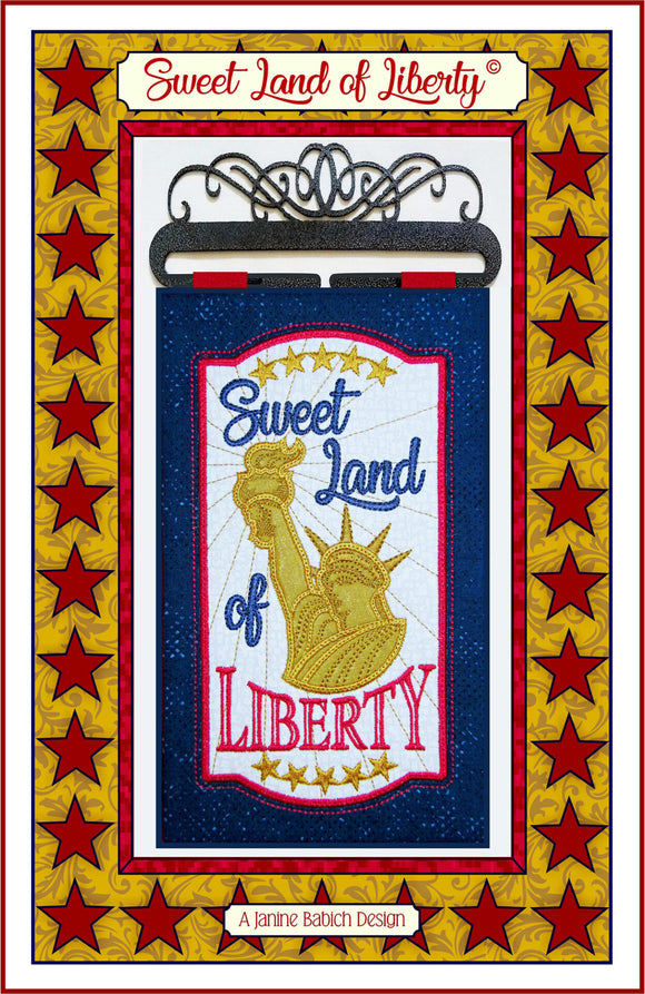 Sweet Land of Liberty Table Top Display Downloadable Pattern by Janine Babich