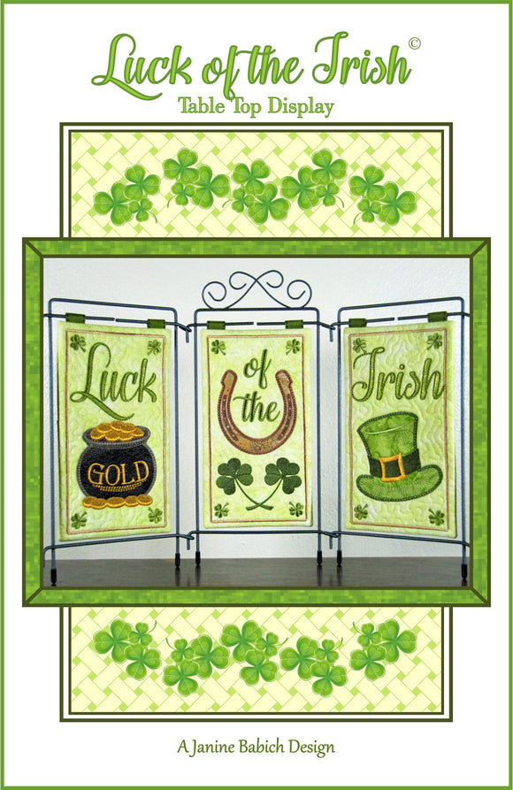 Luck of the Irish Table Top Display Downloadable Pattern by Janine Babich