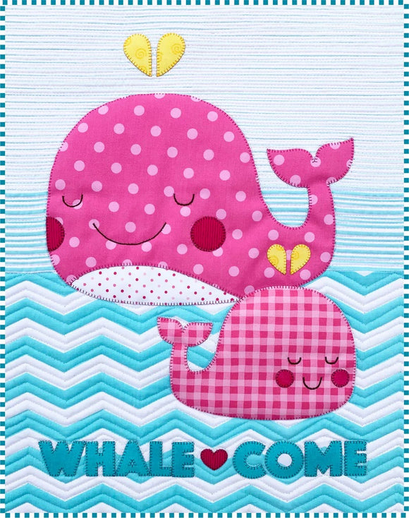 Whale Mini Quilt Downloadable Pattern
